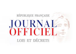 Publication au Journal Officiel